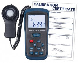 REED R8130-NIST Light Meter, includes ISO Certificate