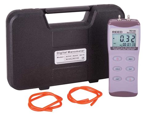 REED R3100 Digital Differential Pressure Manometer (100psi)