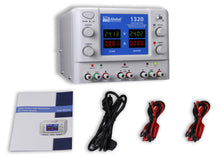 1320: DC Power Supply: 0-32V, 0-3A (2) & 5V, 3A; CSA approved