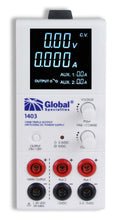 1403: DC Power Supply: 1-20 V, 0-5 A & 3.3/5 V, 2 A & 12 V, 1 A; CSA approved