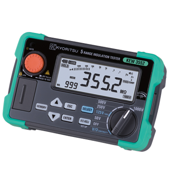 KYORITSU 3552 1000V Digital Insulation / Continuity Tester with Memory Function