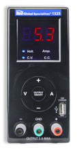 Global Specialties 1325 – 80W Single Output DC Power Supply with USB Charging Port (CSA Approved)