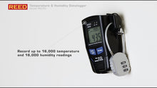REED R6030 Temperature & Humidity Data Logger with External Sensor