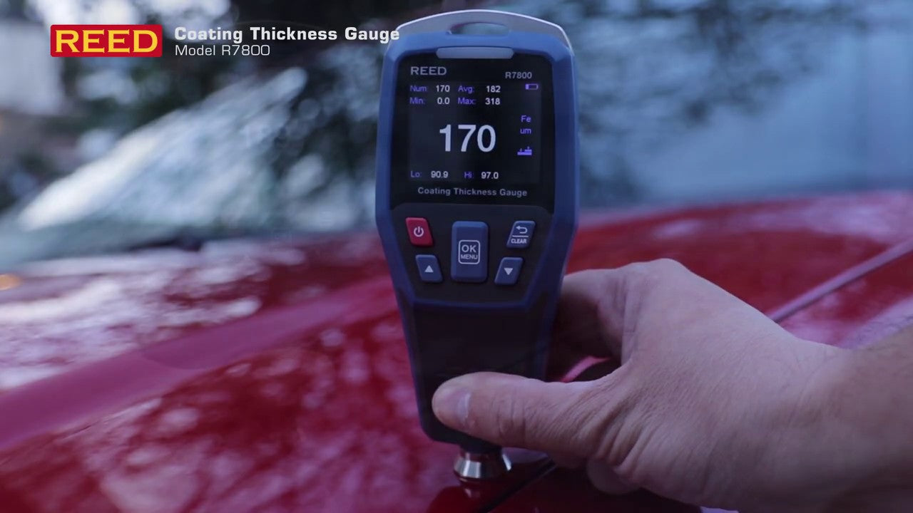 REED R7800 Coating Thickness Gauge - with ISO certificate
