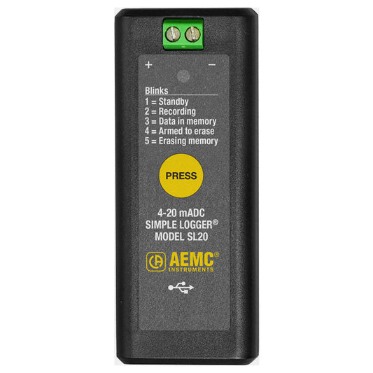 AEMC SL20 Simple Logger® – 4 to 20 mADC Current Data Logger