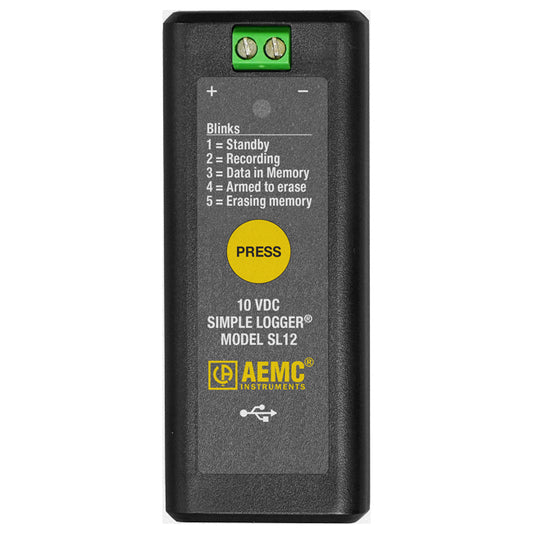 AEMC SL12 Simple Logger® – ±10 VDC Voltage Data Logger
