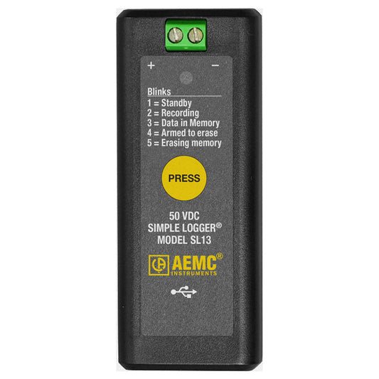 AEMC SL13 Simple Logger® – 50VDC Voltage Data Logger