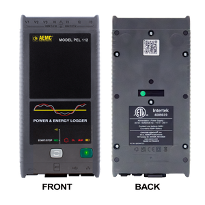 AEMC PEL 112 Power & Energy Logger Kit with MiniFlex sensors and accessories
