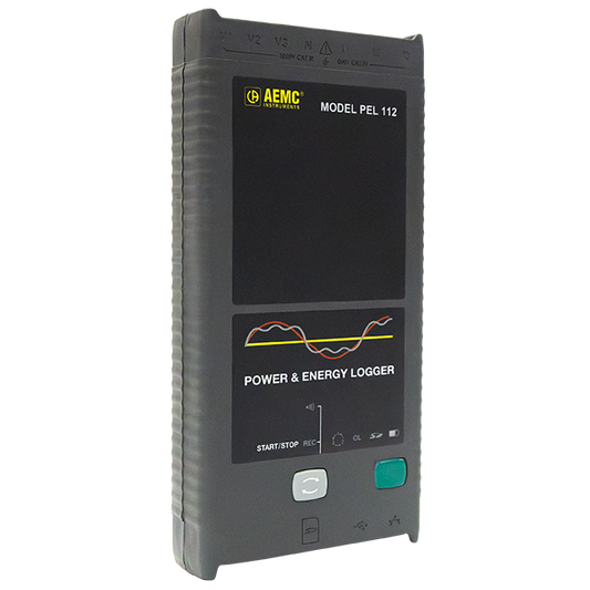 AEMC PEL 112 Power & Energy Logger Kit with MiniFlex sensors and accessories