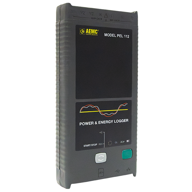 AEMC PEL 112 Power & Energy Logger Kit with MiniFlex sensors and accessories