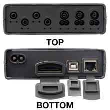 AEMC PEL 113 power logger kit with LCD display, 3 MiniFlex sensors, and accessories