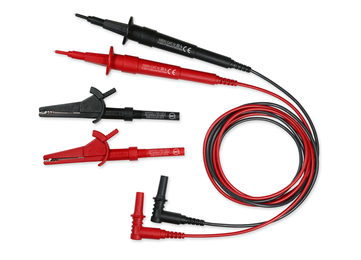Silvertronic CAT IV Heavy-Duty Fused Test Lead Kit with Crocodile Clips – UL/CSA Recognized