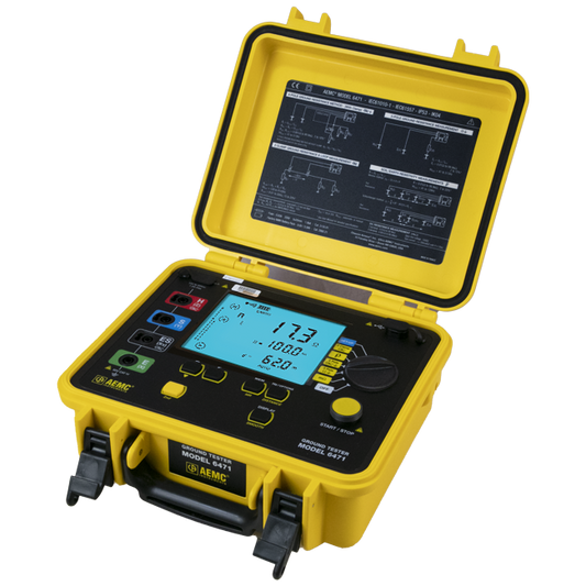 AEMC 6471 Ground Resistance Tester (SR182 probes not included)