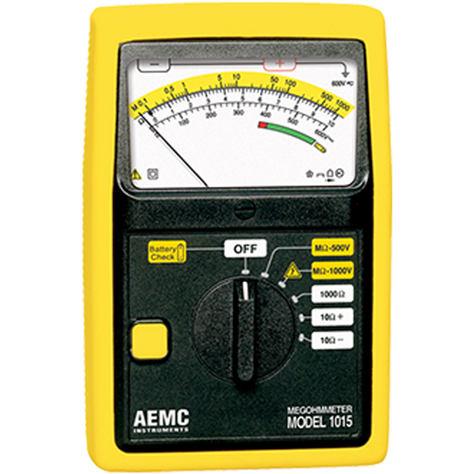 AEMC 1015 Compact Insulation Resistance Tester – 250V, 500V, 1000V