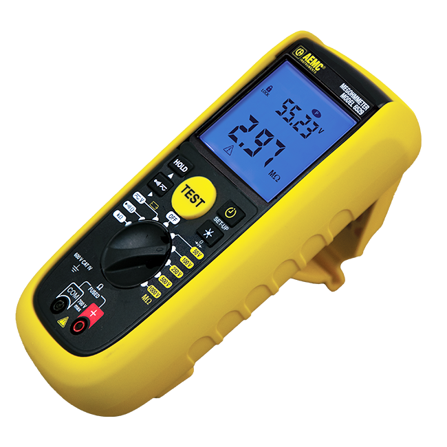 AEMC 6529 Handheld Digital Insulation Resistance Tester – 250V, 500V, 1000V