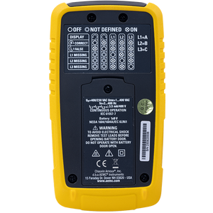 AEMC 6611 – Phase & Motor Rotation Meter