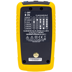 AEMC 6612 – Phase Rotation Meter