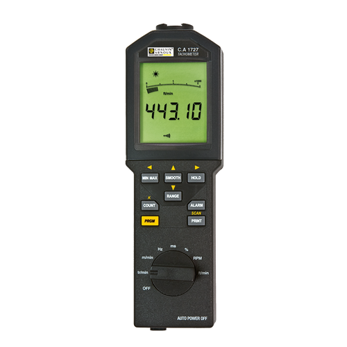 AEMC CA 1727 Industrial Contact / Non-Contact Tachometer with Accessories
