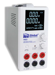 1403: DC Power Supply: 1-20 V, 0-5 A & 3.3/5 V, 2 A & 12 V, 1 A; CSA approved