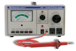 1420 Variable AC Power Supply: 0-150 VAC, 0-3 A; CSA approved
