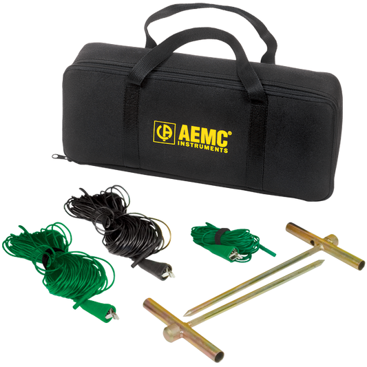 AEMC 2135.38 Ground Test Kit for 3-Point Testing, 100 ft