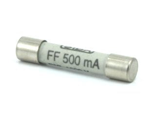 SIBA FF500mA 1000V Fast Acting HR Ceramic Fuse, box of 10 pcs