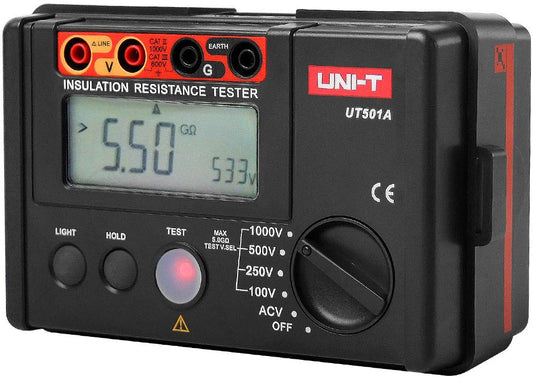UT501A – 1kV Digital Insulation Resistance Tester