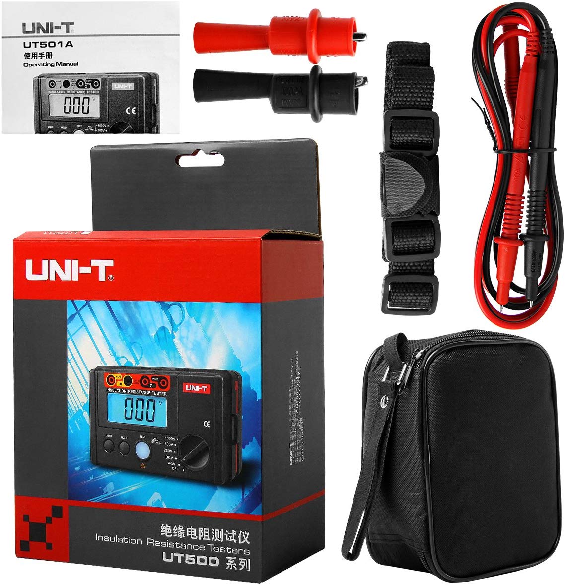 UT501A – 1kV Digital Insulation Resistance Tester