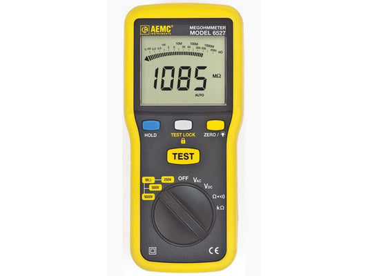 AEMC 6527 Digital Megohmmeter – Compact Insulation and Continuity Testing in One