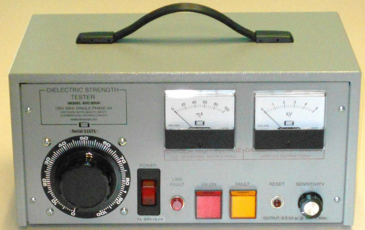 CRITERION AVC-50VA Dielectric Strength Tester
