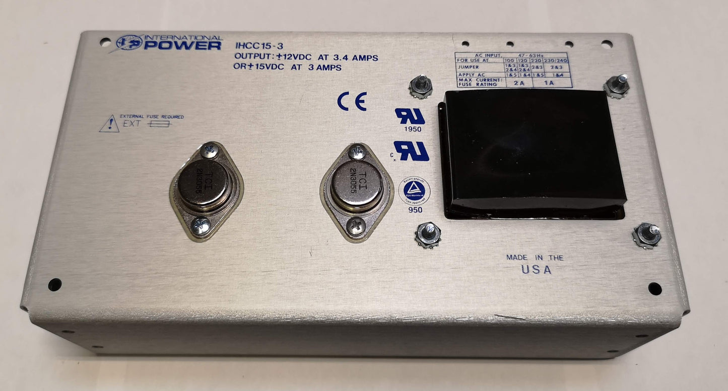 International Power - IHCC15-3 - Open Frame Power Supply