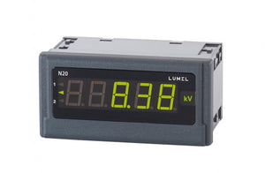 LUMEL N20 Digital Indicator, 3-colour 5 digits LED display