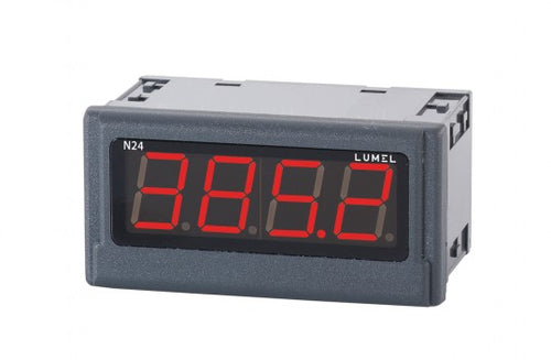 LUMEL N24-T Digital Indicator 4-digits red display, temperature inputs