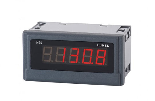LUMEL N25-H Digital Indicator 5-digits display, up to 600 VDC, 6 ADC