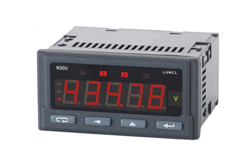 LUMEL N30U Programmable panel meter of temp., resistance, V and A