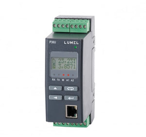 LUMEL P30U Universal transducer: temp., V and A - with Ethernet