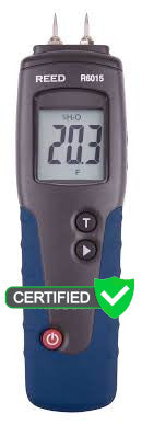 REED R6015 Wood Moisture Meter - with ISO Certificate