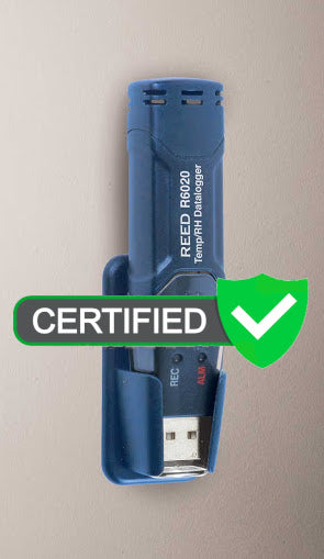 R6020 Reed Instruments REED R6020 Temperature & Humidity USB Data Logger with ISO certificate ...