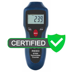 REED R7050 Compact Photo Tachometer and Counter - with ISO certificate