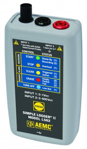 AEMC L562 Simple Logger II with AC Current Probe: 24A/240A