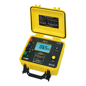 AEMC 4630 Rechargeable Ground Resistance Tester Kit, 4-Point, 150ft