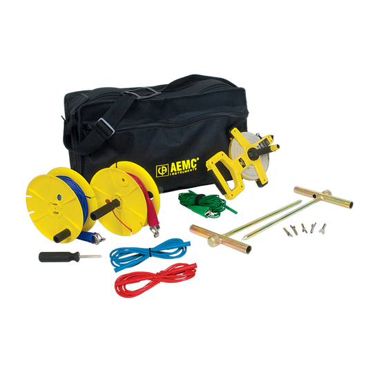 AEMC Ground Test Kit for 3-Point Testing, 150 ft