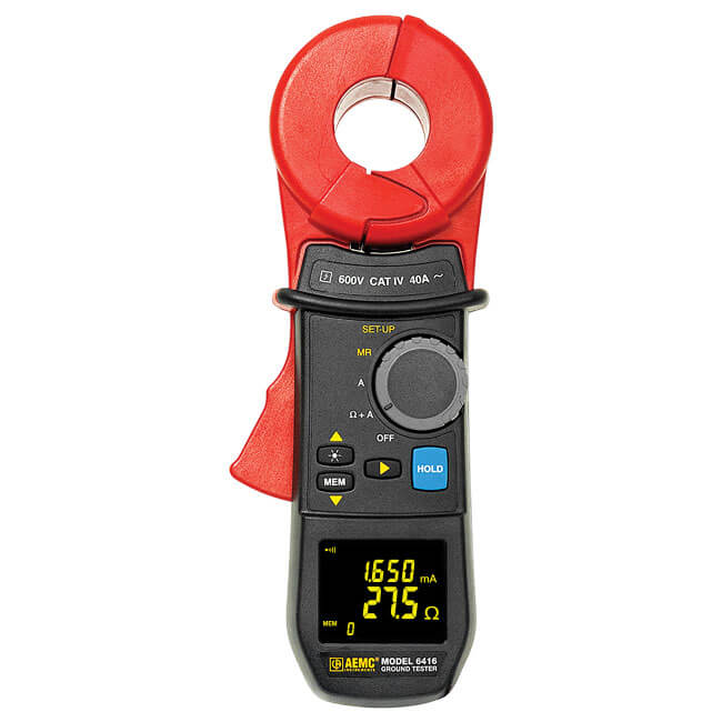 AEMC 6416 Clamp-On Ground Resistance Tester