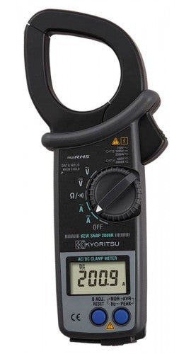 Kyoritsu 2009R AC/DC Clamp Meter, 2000A/1000V CAT IV