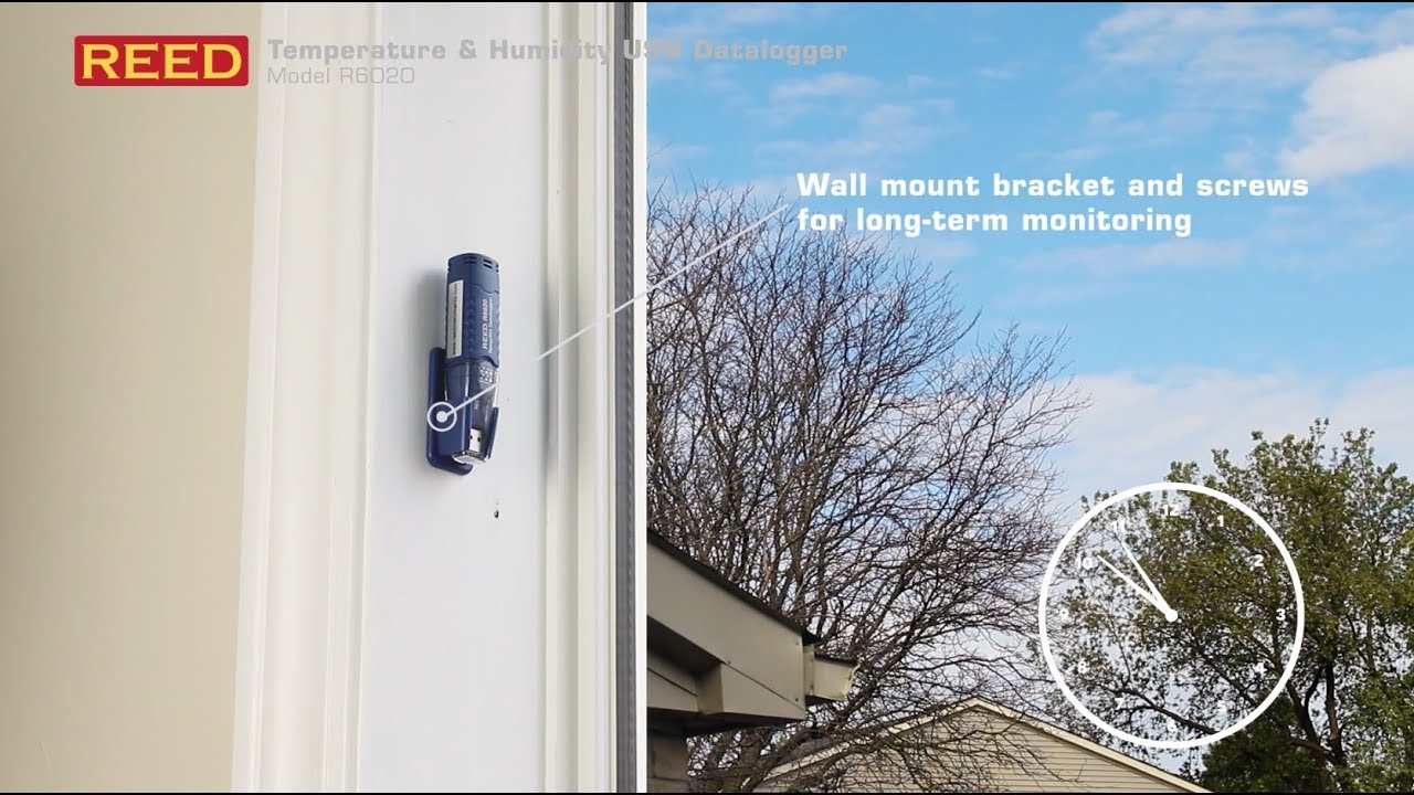 REED R6020 Temperature & Humidity Data Logger