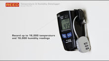 REED R6030 Temperature/Humidity Data Logger - with ISO certificate