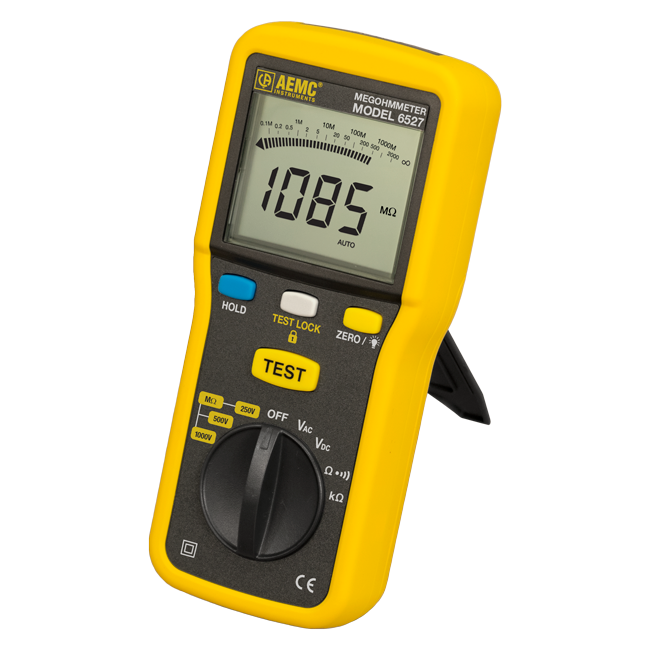 AEMC 6527 Digital Megohmmeter – Compact Insulation and Continuity Testing in One