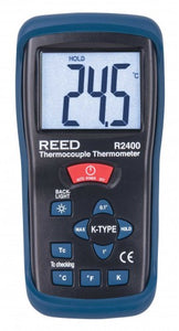 REED R2400 Type K Thermocouple Thermometer with ISO Certificate