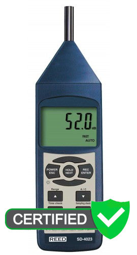 REED SD-4023 Data Logging Sound Level Meter with ISO Certificate