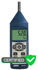 REED SD-4023 Data Logging Sound Level Meter with ISO Certificate